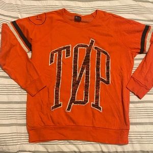 Twenty One Pilots Orange Crewneck Sweatshirt